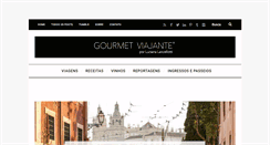 Desktop Screenshot of gourmetviajante.com.br